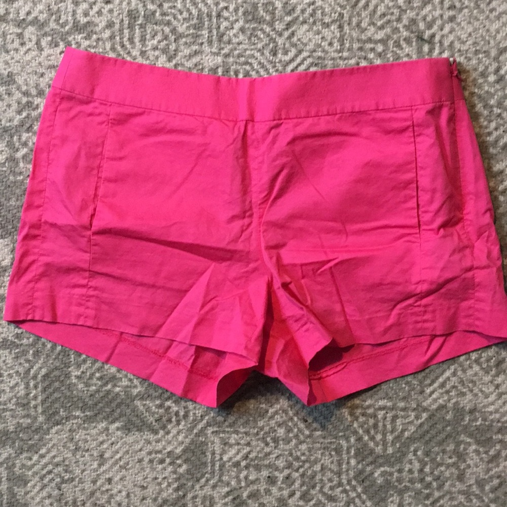 J crew pink shorts
